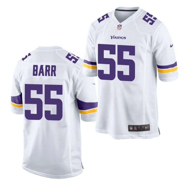 Men Minnesota Vikings 55 Anthony Barr Nike White Game Player NFL Jersey